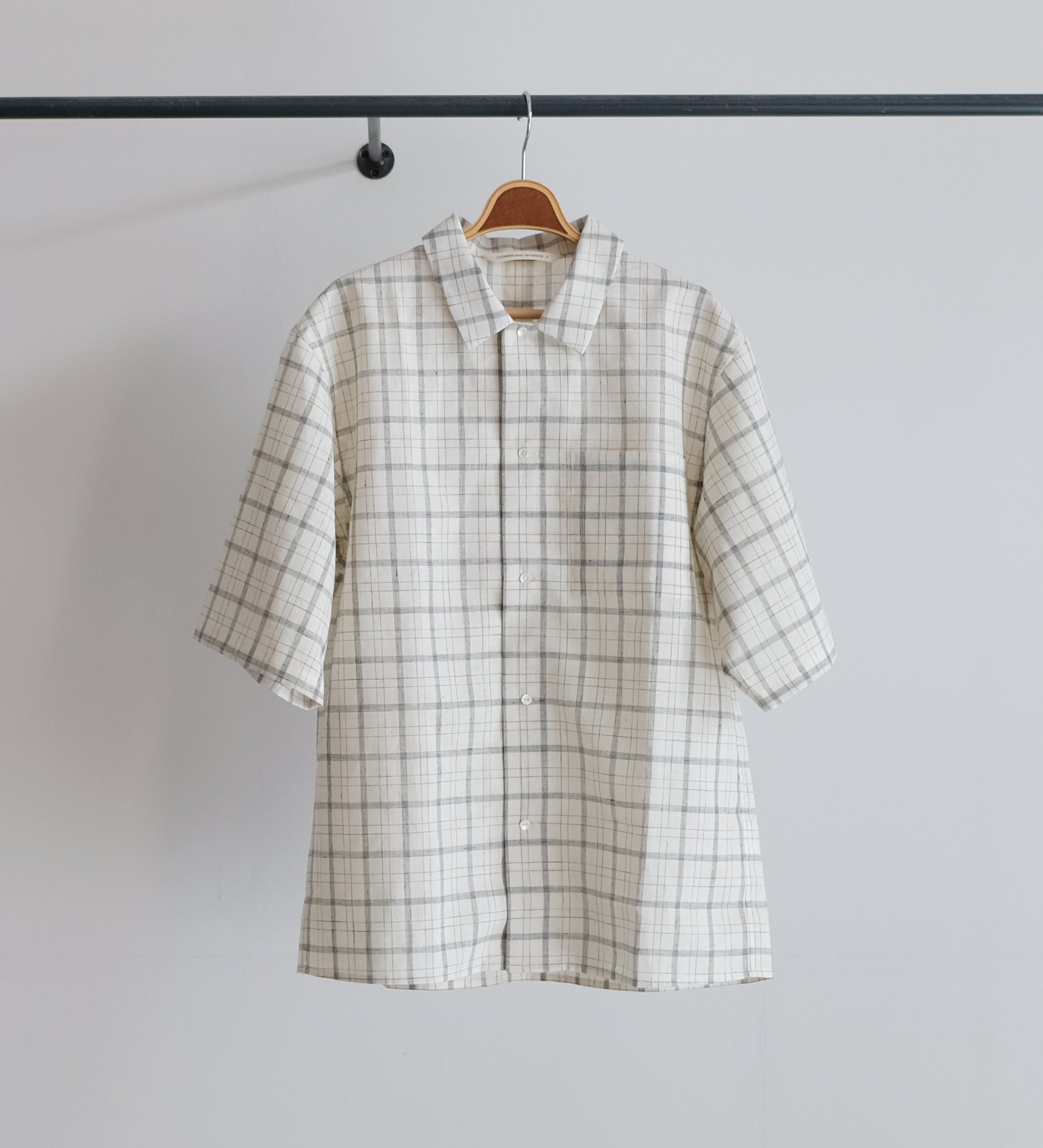 OPENCOLLAR SQUARE HALF SLEEVE SHIRT – COMMUNE
