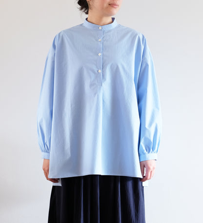 PULLOVER GATHERED SHIRT