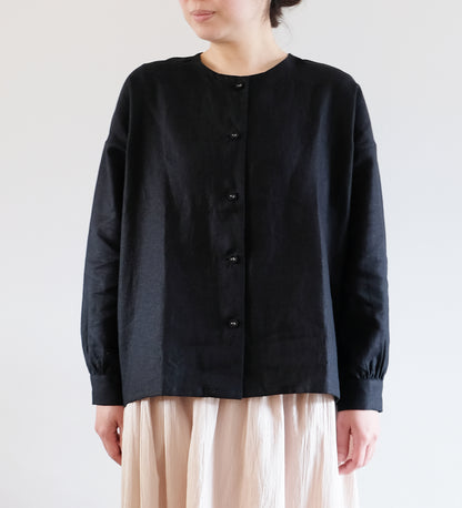 NO COLLAR SQUARE SHIRT