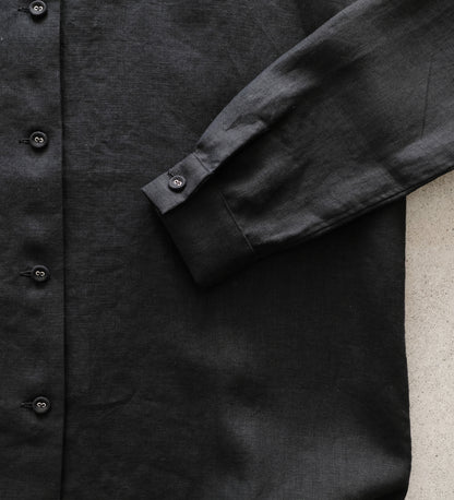 NO COLLAR SQUARE SHIRT