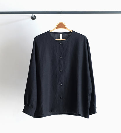 NO COLLAR SQUARE SHIRT