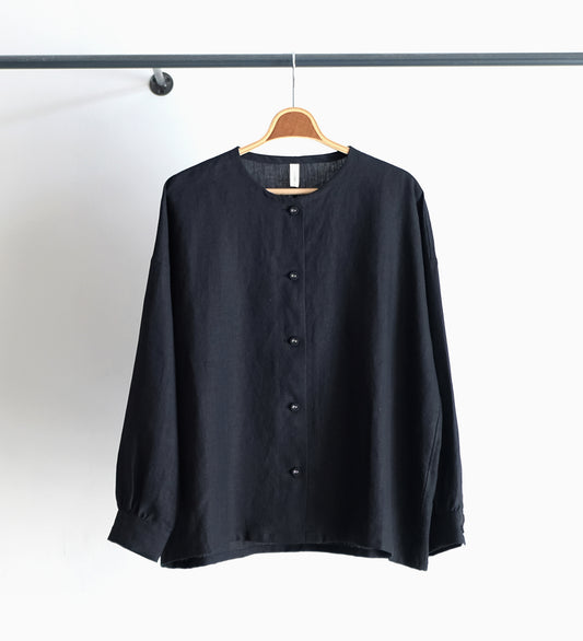 NO COLLAR SQUARE SHIRT