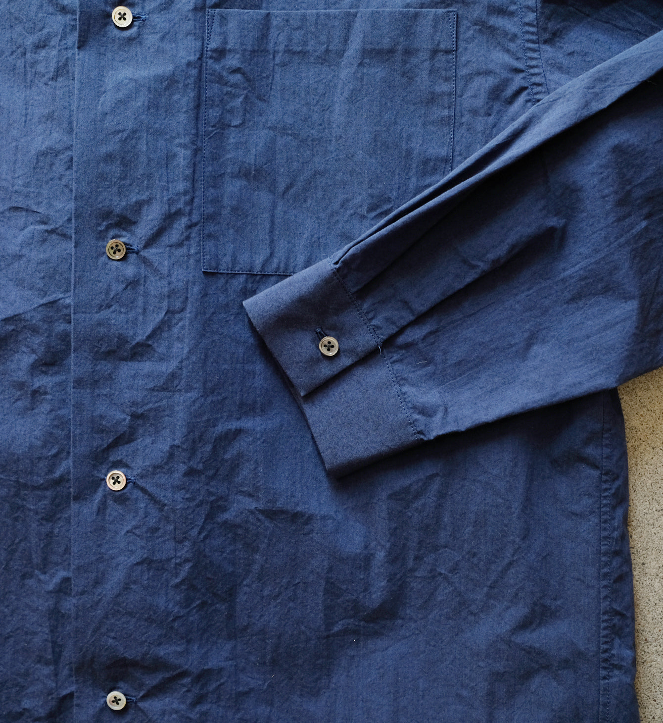 OPENCOLLAR SQUARE SHIRT