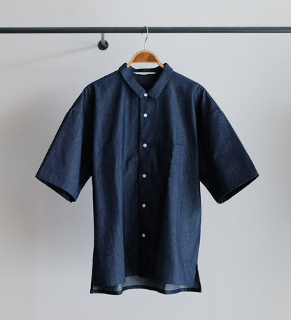 WIDE SQUARE HALF SLEEVESHIRT (Men's)