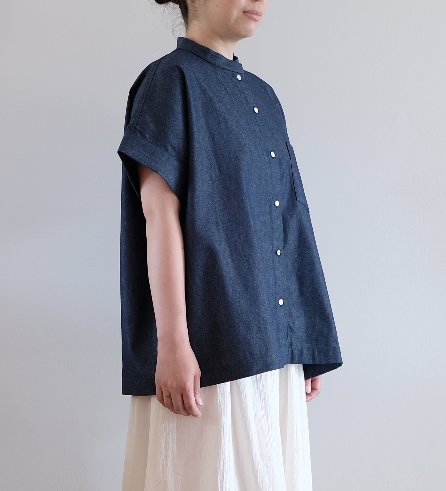 SMOCK HALF SLEEVE SHIRT