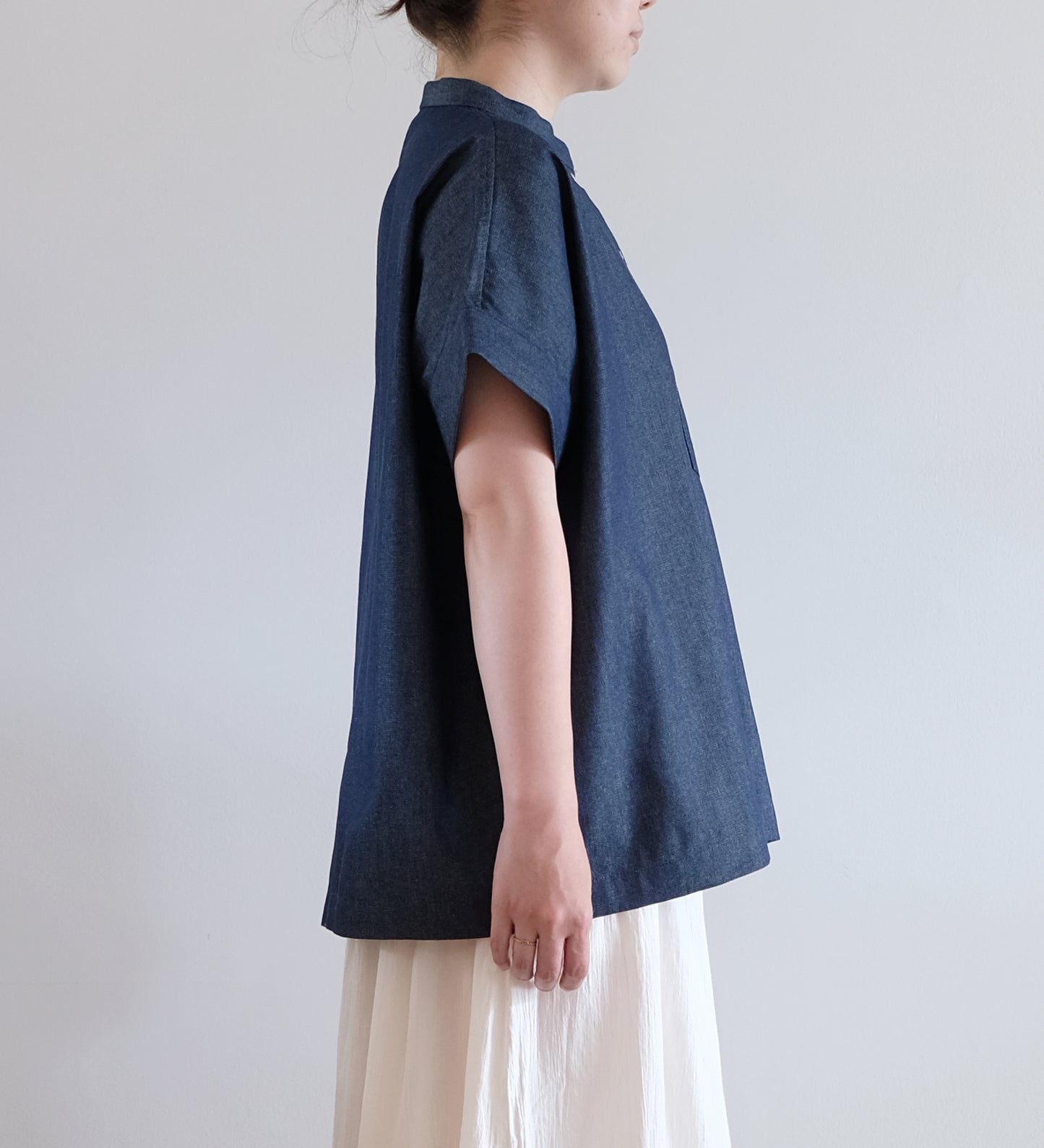 SMOCK HALF SLEEVE SHIRT