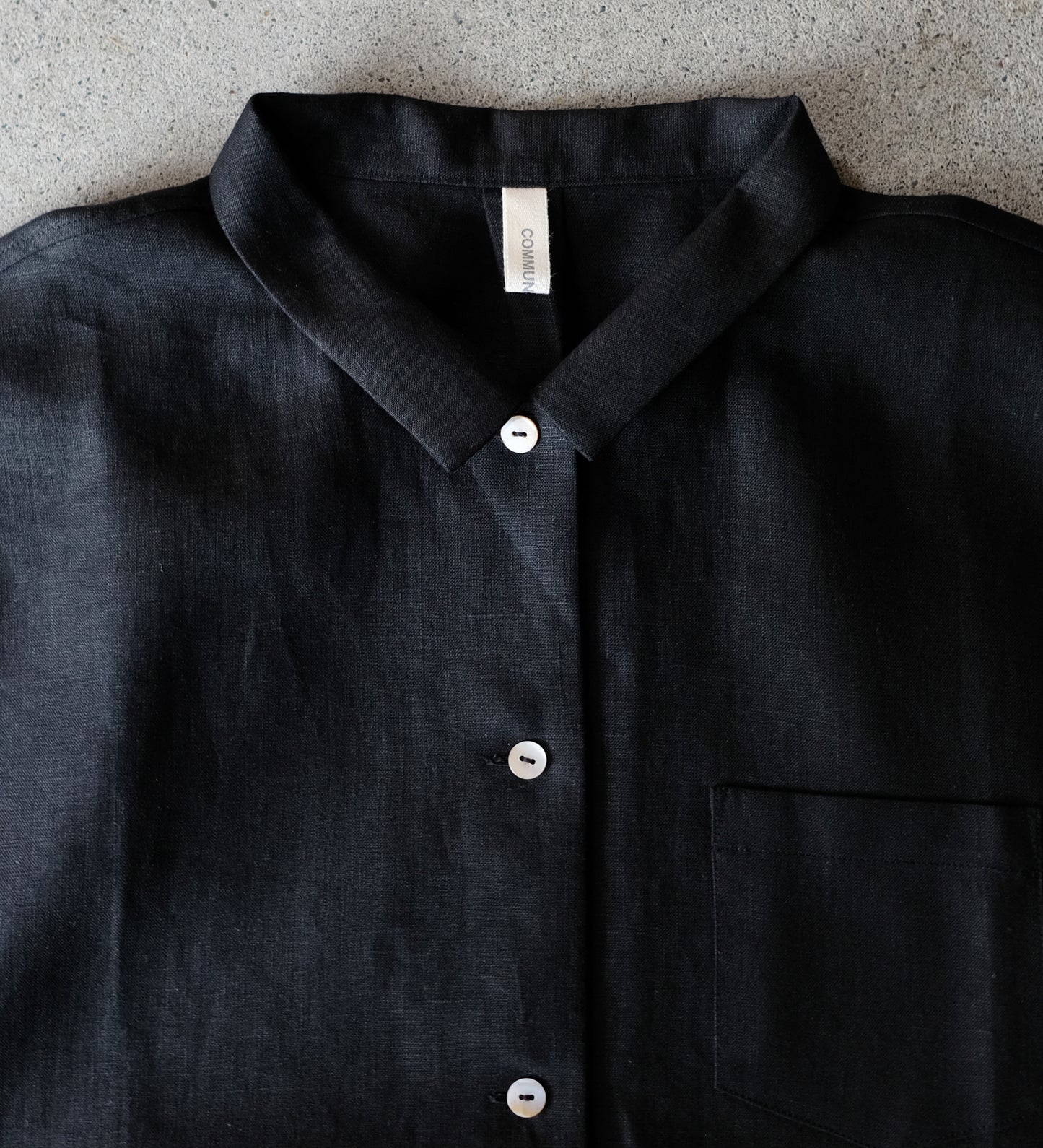 WIDE SQUARE FRENCH SLEEVE SHIRT
