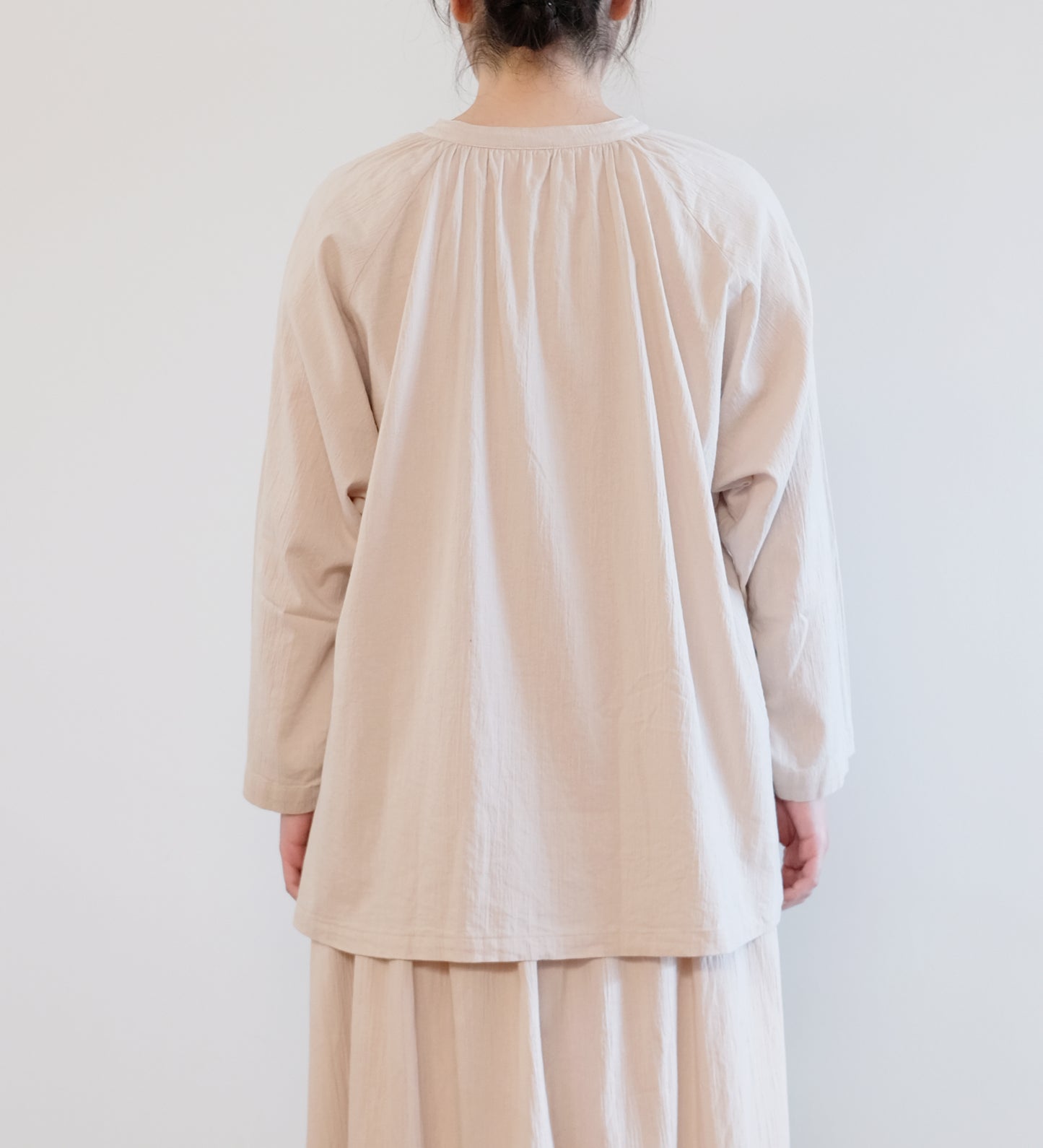 PULLOVER GATHER TUNIC［HAMA］