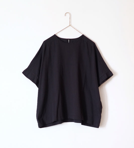 CREW NECK HALF SLEEVE SHIRT［NONE］