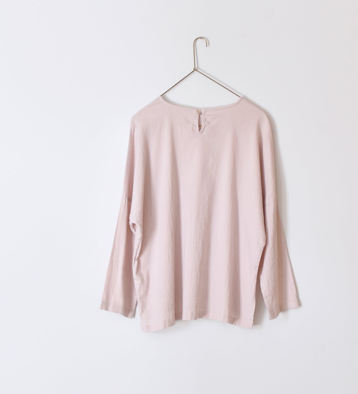 CREW NECK LONG SLEEVE SHIRT［OUI］