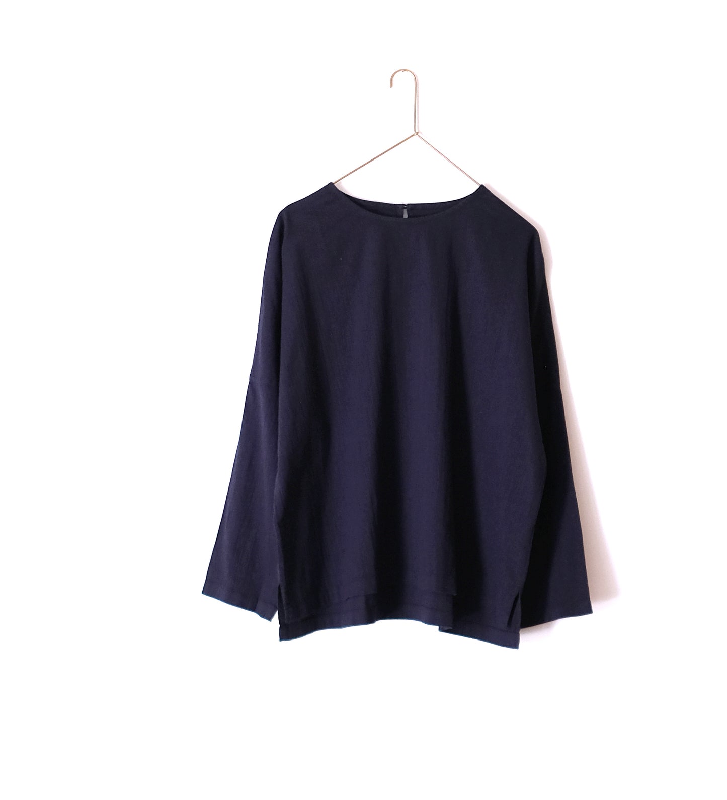CREW NECK LONG SLEEVE SHIRT［OUI］