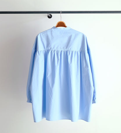 PULLOVER GATHERED SHIRT