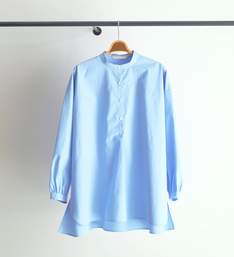 PULLOVER GATHERED SHIRT