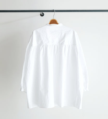 PULLOVER GATHERED SHIRT