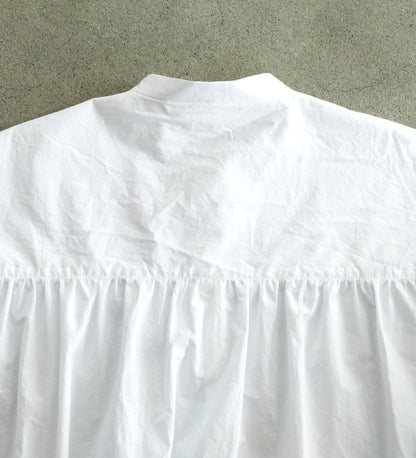 PULLOVER GATHERED SHIRT