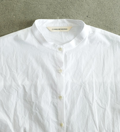 PULLOVER GATHERED SHIRT