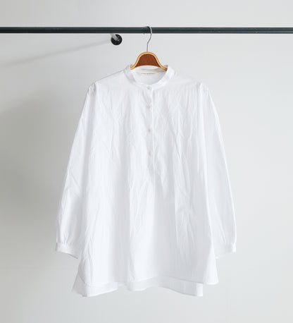 PULLOVER GATHERED SHIRT