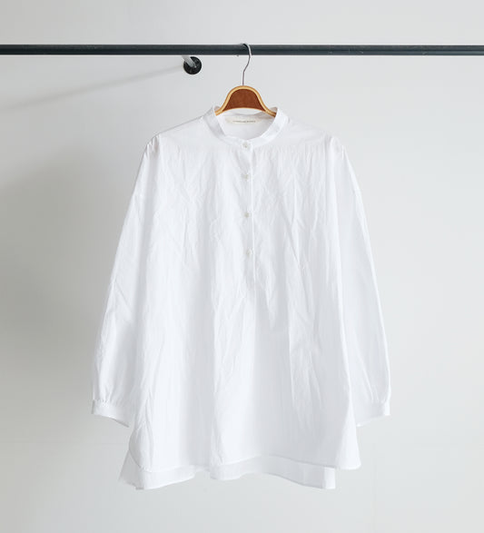 PULLOVER GATHERED SHIRT